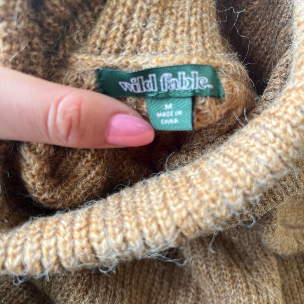 Wild fable turtle neck cozy sweater